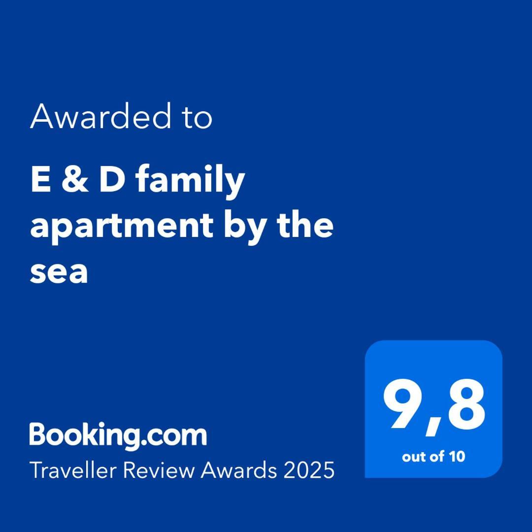 E & D Family Apartment By The Sea Kalyves Polygyrou Kültér fotó
